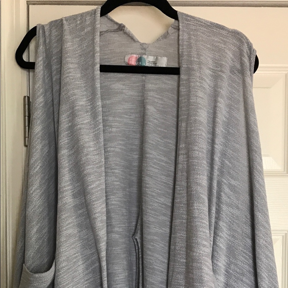 Free People Beach Drape Front Vest
